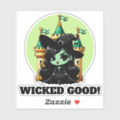 邪悪なグッドリトルグリーンウィッチ招待状 シール (シート)