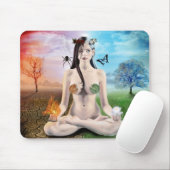 邪悪なゴシックの女神対よい マウスパッド (マウス)