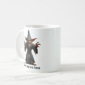 邪悪なゴブリン魔法使い コーヒーマグカップ (正面左)