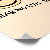 邪悪なサルの声を聞かない ポスター (角)