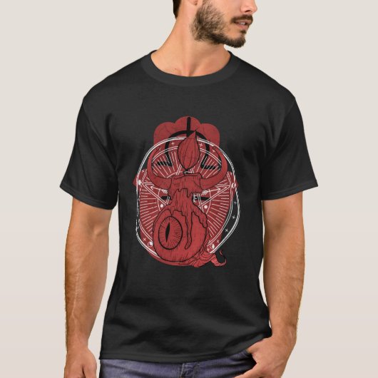邪悪なサードアイペンタグラムロック – 365版 Tシャツ (正面)