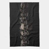 邪悪なスカル キッチンタオル (縦)