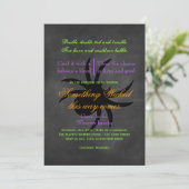 邪悪なスパイダーハロウィーン招待状 招待状 (スタンド正面)