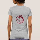 邪悪なスマイル、民主主義は2匹のオオカミおよび子ヒツジ…です Tシャツ (裏面)