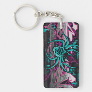 邪悪なターコイズクモ キーホルダー