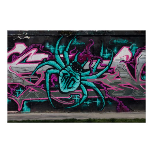 邪悪なターコイズクモ ポスター (正面)