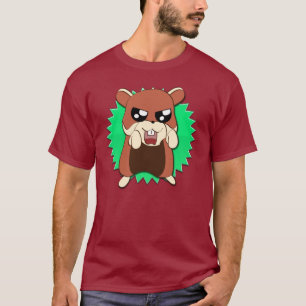 邪悪なハムスターのミームのワイシャツ Tシャツ