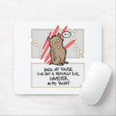 邪悪なハムスター! Mouspad マウスパッド (マウス)