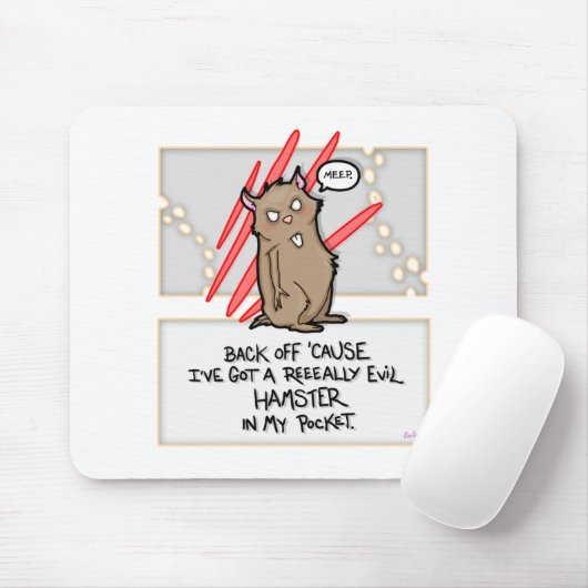 邪悪なハムスター! Mouspad マウスパッド (マウス)