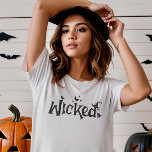 邪悪なハロウィンおもしろいウィッチ Tシャツ<br><div class="desc">このハロウィーンであなたの「邪悪な」側を解き放ち、魅惑的な声明を作りなさい。不気味な季節には欠かせないティーで、トリックやお菓子に最適。この魔法のインスパイアデザインを掴み、ハロウィーンを邪悪なおもしろいに！</div>