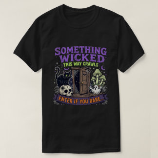 邪悪なハロウィーンのホラー Tシャツ