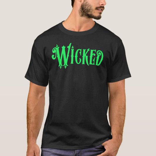 邪悪なハロウィーンの魔女 Tシャツ (正面)