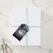 邪悪なハローウィンパーティブラッククロウバード ギフトタグ (より糸付き)