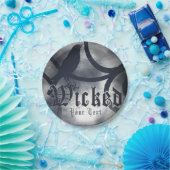 邪悪なハローウィンパーティブラッククロウバード ペーパープレート (パーティー)