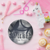 邪悪なハローウィンパーティブラッククロウバード ペーパープレート (パーティー)