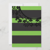 邪悪なハローウィンパーティ招待状 招待状 (裏面)