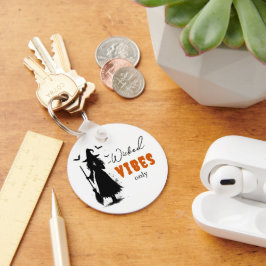 "邪悪なバイブのみ" – ハロウィーンブラックウィッチ –  キーホルダー