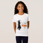 "邪悪なバイブのみ" – ハロウィーンブラックウィッチ – Tシャツ (正面フル)