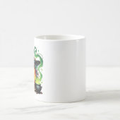 邪悪なパンプキンウィッチの魔法鍋 コーヒーマグカップ (中央)