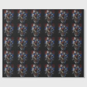 邪悪なピエロおよびシガー ラッピングペーパー (フラット)