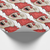 邪悪なピエロのデザイン ラッピングペーパー (角)