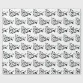 邪悪なピエロの包装紙 ラッピングペーパー (フラット)