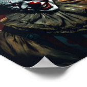 "邪悪なピエロの放棄されたサーカステントのホラーMovi ポスター (角)