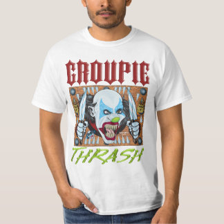 邪悪なピエロのTシャツ-ロックスターのグルーピー Tシャツ