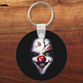 邪悪なピエロ怖いハロウィーン キーホルダー (正面)