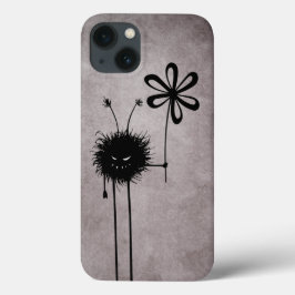 邪悪なフラワーバグヴィンテージ保護 iPhone 13ケース