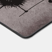 邪悪なフラワーバグ – ヴィンテージかわいいゴシック様式の生き物 デスクマット (コーナー)