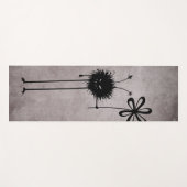 邪悪なフラワーバグ – ヴィンテージかわいいゴシック様式の生き物 ヨガマット (正面(横))