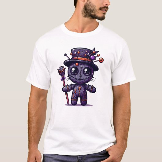 邪悪なブードゥーの呪い Tシャツ (正面)