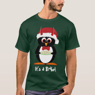 邪悪なペンギンのスエットシャツ-サンタを買収すること! いけない! Tシャツ