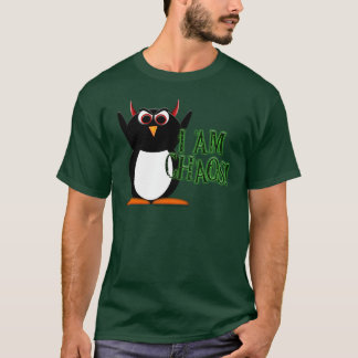 "邪悪なペンギンのプロジェクト" tmの無秩序のTシャツ Tシャツ