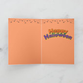 邪悪なペンギンハロウィン カード (内部)