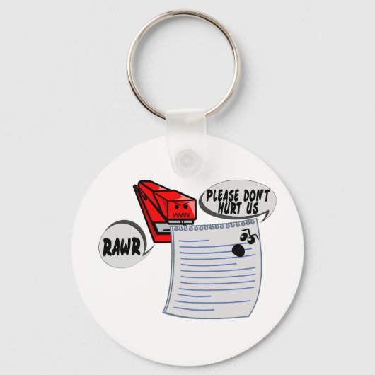 邪悪なホッチキス キーホルダー (正面)