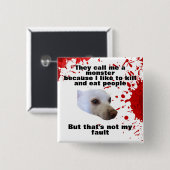 邪悪なボタン 缶バッジ (正面&裏面)