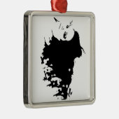 邪悪なマネ メタルオーナメント (右)