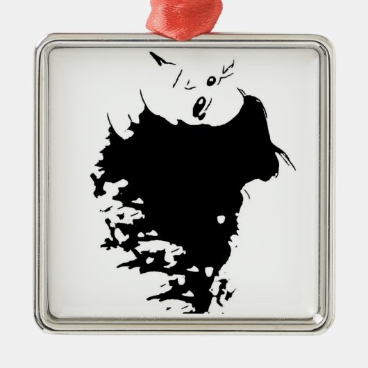 邪悪なマネ メタルオーナメント (正面)