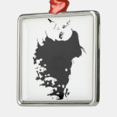 邪悪なマネ メタルオーナメント (左)