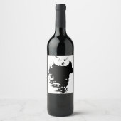 邪悪なマネ ワインラベル (正面)