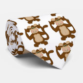 邪悪なモンキーネクタイを聞かない ネクタイ (ロール)