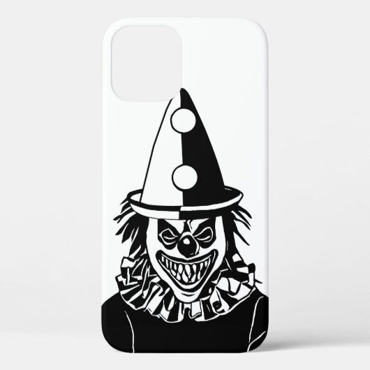 邪悪なモンスター怖いピエロ怖いサーカスアート Case-Mate iPhoneケース (裏面)