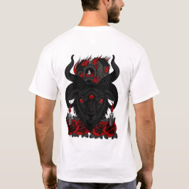 邪悪なヤギのバフォメット Tシャツ