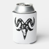 邪悪なヤギの頭（黒） 缶クーラー (缶裏面)