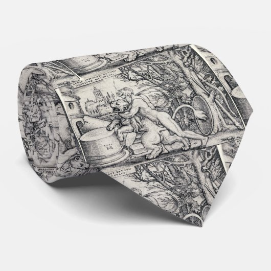 邪悪なライオンを殺すヘラクレス ネクタイ (ロール)