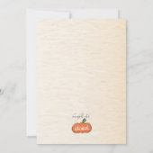 邪悪なリトルウィッチハロウィーン招待状 招待状 (裏面)