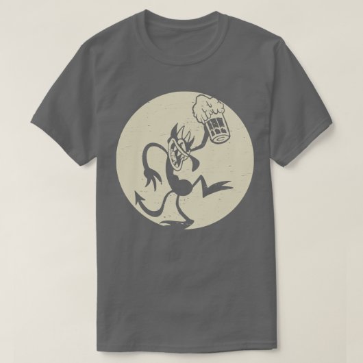 邪悪なレトロTシャツ Tシャツ (デザイン正面)