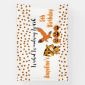 邪悪なワンダリングウィッチハロウィーンジャック誕生日おもしろい 横断幕 (縦)